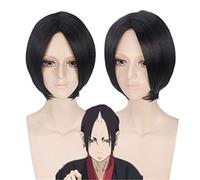Anime Hoozuki pas de Reitetsu Hozuki Cosplay perruque Nana partie médiane court noir Cosplay Costume perruques cheveux synthétiques
