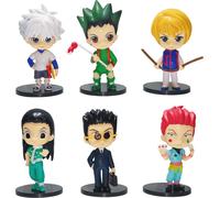 Anime Hunter x Hunter Figure Killua Zoldyck Gon Freecss Action Figure Kurapika Hisoka Kulolo Lushilufeluelu Figurine Figurine Collection Toy Toy