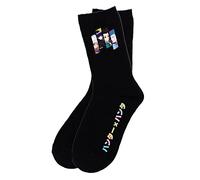 Anime Hunter X Hunter Men's Calf Socks Adult Socks Sports Hisoka Kurapika Training Socks Killua Zoldyck Gon Freecss Breathable Novelty Crew Tube Socks Straight Socks For Unisex