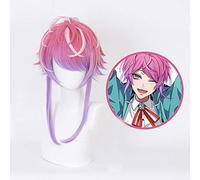 Anime hypnose Mic Division Rap bataille Gentaro Yumeno Cosplay perruque courte Amemura RamudaHalloween carnaval Costume perruques + perruque casquette KUQX3642