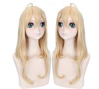 Anime IDOLiSH7 Tsumugi Takanashi perruque cosplay résistant à la chaleur longue blonde cheveux synthétiques Costume Cosplay perruques + bonnet de perruque taille unique Tsumugi pl-556