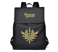 Anime Imprimé Cartable Monst-er Hunt-er, Sac D'école Grande Capacité avec Bandoulière Réglable, Moderne Cartable pour Adolescents et D'adulte, portable