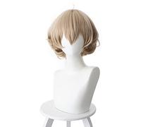 Anime Invented Inference Iwanaga Kotoko Cosplay Perruques Courtes Marron Résistant à la Chaleur Cheveux Synthétiques Fête Costume Perruque 1 commande