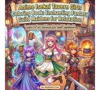 Anime Isekai Tavern Girls Coloring Book: Enchanting Fantasy Guild Maidens for Relaxation: Immerse Yourself in a Magical World with Beautifully Illustrated Anime Characters