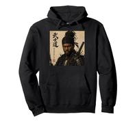 Anime Japonais Afro Samurai Fighter Bushido Warrior Katana Sweat à Capuche