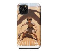 Anime Japonais épique Bible chrétienne - David & Goliath Bataille Coque pour iPhone 11 Pro