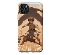 Anime Japonais épique Bible chrétienne - David & Goliath Bataille Coque pour iPhone 11 Pro Max
