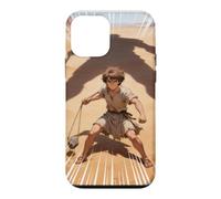 Anime Japonais épique Bible chrétienne - David & Goliath Bataille Coque pour iPhone 12 Mini