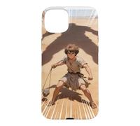 Anime Japonais épique Bible chrétienne - David & Goliath Bataille Coque pour iPhone 15 Plus