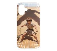 Anime Japonais épique Bible chrétienne - David & Goliath Bataille Coque pour iPhone 16