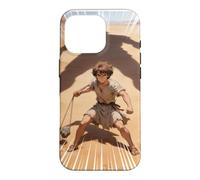 Anime Japonais épique Bible chrétienne - David & Goliath Bataille Coque pour iPhone 16 Pro
