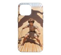 Anime Japonais épique Bible chrétienne - David & Goliath Bataille Coque pour iPhone 16 Pro Max