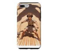 Anime Japonais épique Bible chrétienne - David & Goliath Bataille Coque pour iPhone 7 Plus/8 Plus