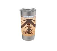Anime japonais épique Bible chrétienne - David & Goliath Bataille Gobelet isotherme en acier inoxydable double paroi
