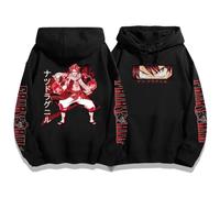 Anime Japonais Fairy Tail Sweats À Capuche pour Hommes Et Femmes Style Décontracté Harajuku Manches Longues Imprimé 2D Style Kawaii Preppy Sweat-Shirt Y2k Dessin Animé (3TG,Color 01)