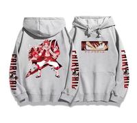 Anime Japonais Fairy Tail Sweats À Capuche pour Hommes Et Femmes Style Décontracté Harajuku Manches Longues Imprimé 2D Style Kawaii Preppy Sweat-Shirt Y2k Dessin Animé (M,Color 02)