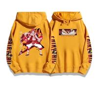 Anime Japonais Fairy Tail Sweats À Capuche pour Hommes Et Femmes Style Décontracté Harajuku Manches Longues Imprimé 2D Style Kawaii Preppy Sweat-Shirt Y2k Dessin Animé (TP,Color 03)