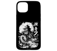 Anime Japonais Goth Castle 2D Dragon Mythologie Art Culture Coque pour iPhone 15 Plus