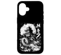 Anime Japonais Goth Castle 2D Dragon Mythologie Art Culture Coque pour iPhone 16