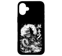 Anime Japonais Goth Castle 2D Dragon Mythologie Art Culture Coque pour iPhone 16 Plus