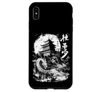 Anime Japonais Goth Castle 2D Dragon Mythologie Art Culture Coque pour iPhone XS Max