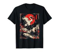 Anime Japonais Goth Cyberpunk City Cranes Japon Art Nature T-Shirt
