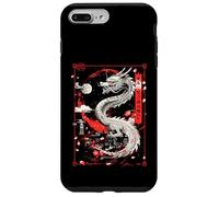 Anime Japonais Goth Cyberpunk City Dragon Mythologie Asiatique Coque pour iPhone 7 Plus/8 Plus