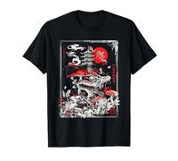 Anime Japonais Goth Cyberpunk City Mythologie Dragon Zen T-Shirt