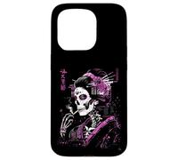 Anime Japonais Goth Cyberpunk City Skull Sugar Coque pour iPhone 15 Pro