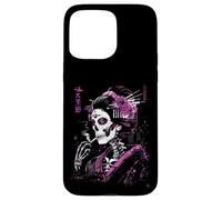 Anime Japonais Goth Cyberpunk City Skull Sugar Coque pour iPhone 15 Pro Max