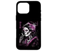 Anime Japonais Goth Cyberpunk City Skull Sugar Coque pour iPhone 16 Pro Max