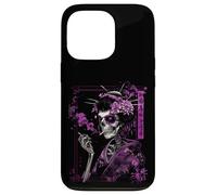 Anime Japonais Goth Cyberpunk City Skull Vintage Gothique Coque pour iPhone 13 Pro