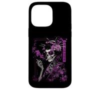 Anime Japonais Goth Cyberpunk City Skull Vintage Gothique Coque pour iPhone 14 Pro Max