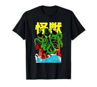 Anime japonais Kaiju Cthulhu Necronomicon Lovecraft Monster T-Shirt