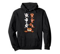 Anime japonais mignon sur le riz, avec fusion de sushi Kawai Sweat à Capuche
