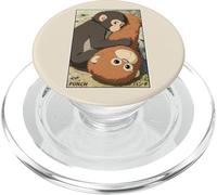 Anime Japonais Punch Monkey Snuggling Orang-outan Jouet en Peluche PopSockets PopGrip pour MagSafe