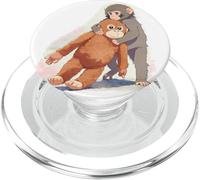 Anime Japonais Punch Monkey Snuggling Orang-outan Jouet en Peluche PopSockets PopGrip pour MagSafe