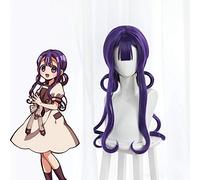 Anime Jibaku Shounen Hanako Kun Cosplay perruque Akane Kwai violet longue résistant à la chaleur synthétique postiche fête Costume perruques