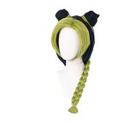 Anime JoJo's Bizarre Adventure JoJO/Jolyne Cujoh Perruque unisexe pour Halloween, Noël, fête costumée, accessoires de cosplay avec bonnet de perruque