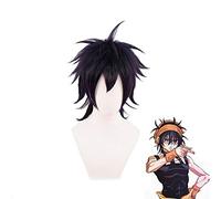 Anime JoJo's Bizarre Adventure Narancia Ghirga Cosplay perruques court mélange noir violet cheveux synthétiques pour Halloween Costume fête