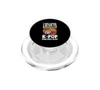 Anime K-Pop I Don't Listen to K-Pop Sometimes I Sleep Kawaii K-Pop PopSockets PopGrip pour MagSafe