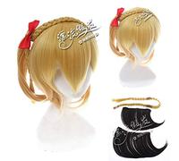 Anime Kagerou Project MekakuCity acteurs cosplay perruque cheveux synthétiques MOMO jaune Cosplay perruques + perruque casquette perruque casquette projet MekakuCity Une perruque momo 325