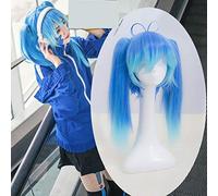 Anime Kagerou projet MekakuCity acteurs Enomoto Takane Ene Cosplay perruque bleu fête Costume perruques avec Double queues de cheval