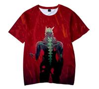 Anime Kaiju No. 8 T-shirt personnage de dessin animé Kafka Hibino Anime Game Monstres n°8 T-shirt ample costume d'Halloween décontracté manches courtes col rond haut, Type 1, Small/Medium