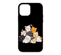 Anime Kawaii Cat Pile Cute Chibi Kitty Mountain Neko Lover Coque pour iPhone 12 Mini