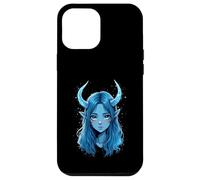 Anime Kawaii Fille avec Cornes Otaku Coque pour iPhone 12 Pro Max