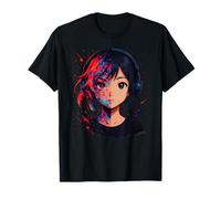 Anime Kawaii Fille avec écouteurs Otaku T-Shirt