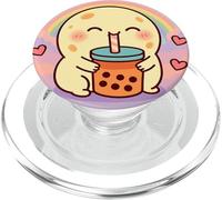 Anime Kawaii Rainbow pour Les Amateurs de thé Moon Bubble Tea PopSockets PopGrip pour MagSafe