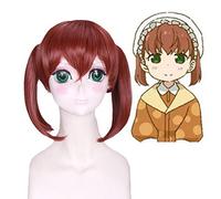Anime Kobayashi-san Chi pas de femme de chambre Dragon cheveux synthétiques Saikawa Georgie Cosplay perruque avec Double queues de cheval Halloween fête perruques taille unique PL-856