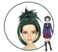 Anime Komi Can't Communicate Agari Himiko Perruque courte Vert Cheveux résistants à la chaleur Fibre de cheveux + bonnet de perruque Halloween filles